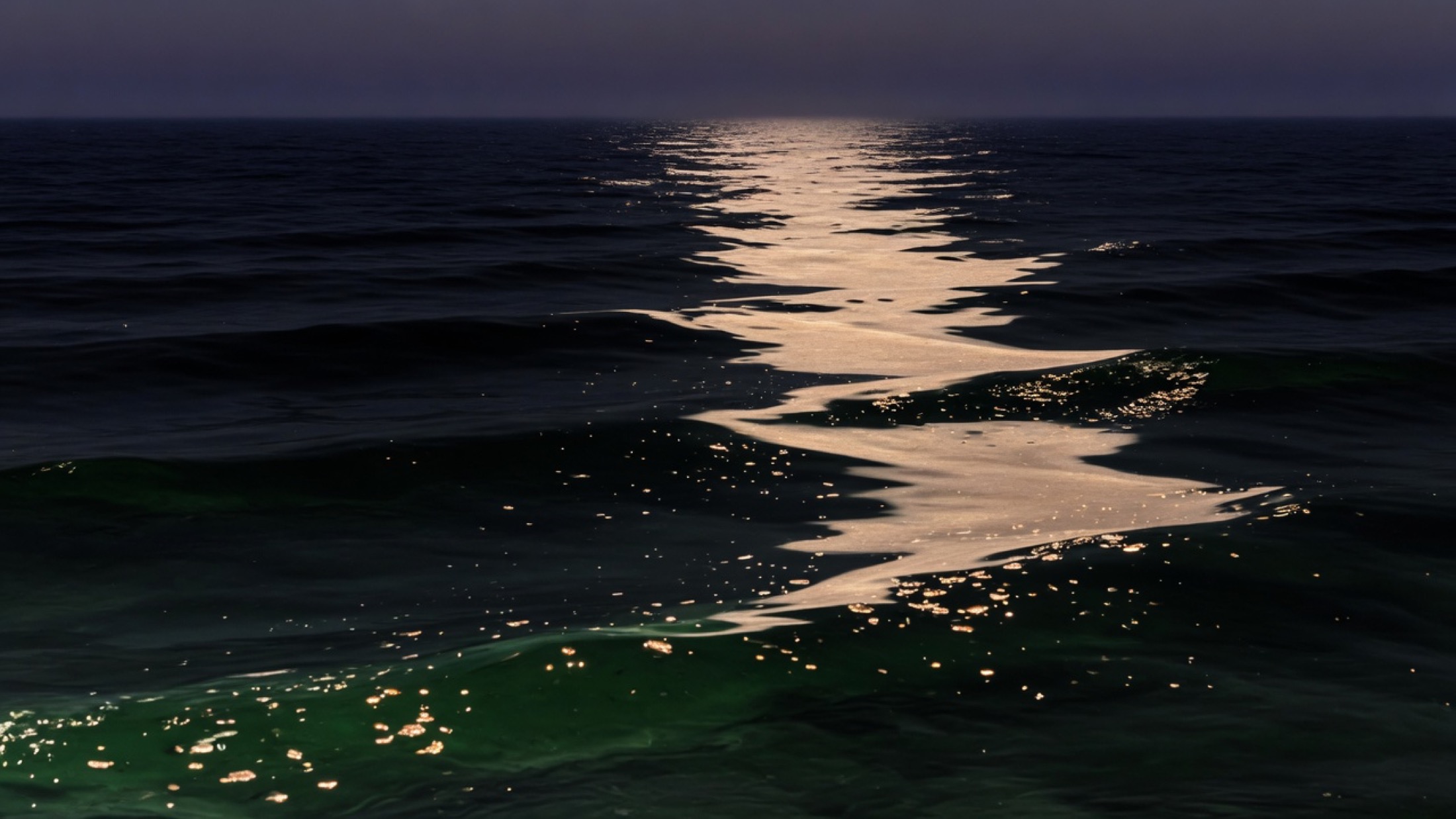 Night water, placeholder for the bar